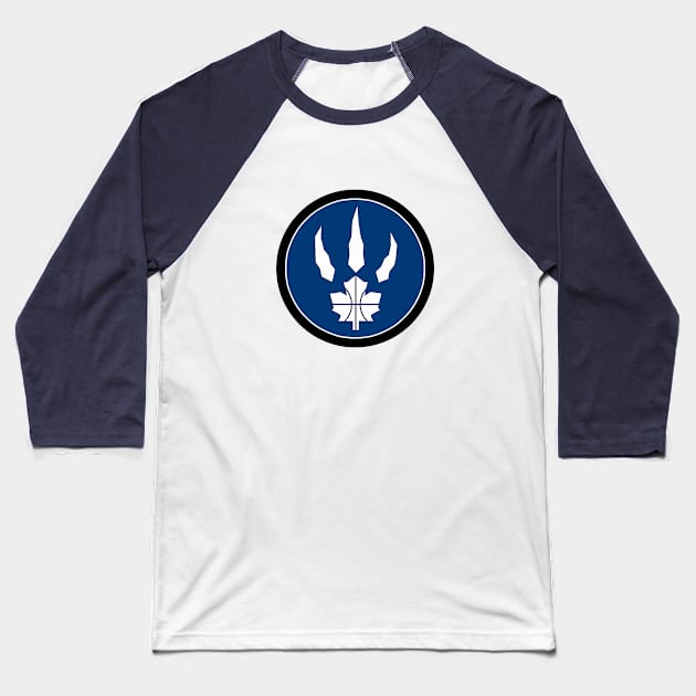 Raps - Leafs logo mashup Baseball T-Shirt by phneep